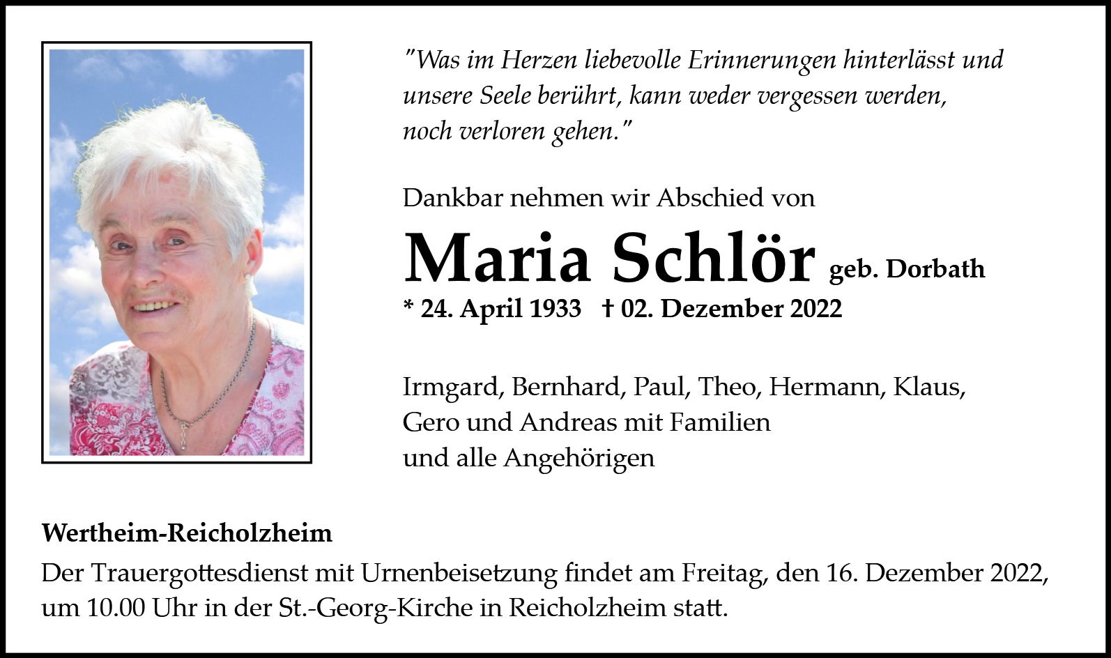 Maria Schlör
