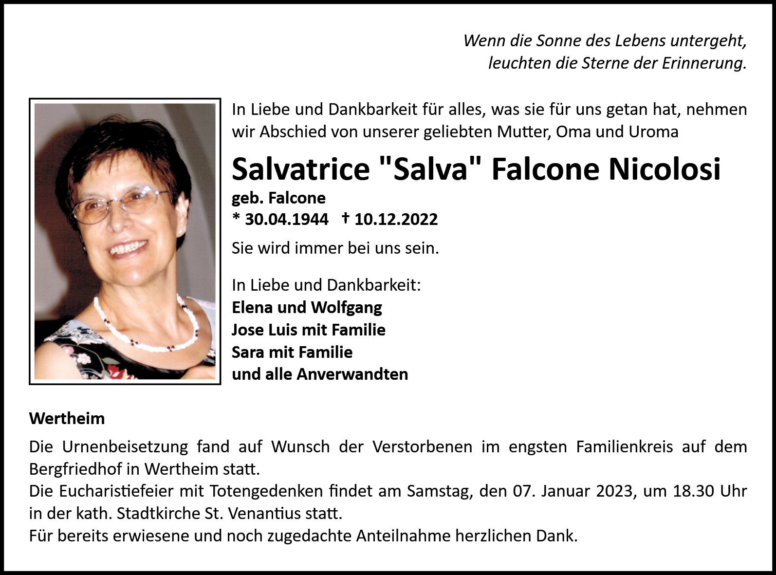 Salvatrice Falcone Nicolosi