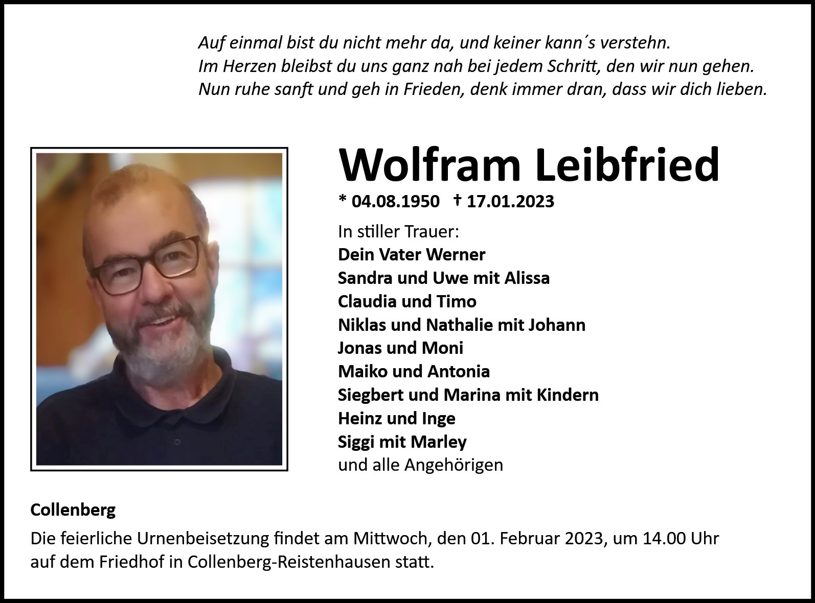 Wolfram Leibfried