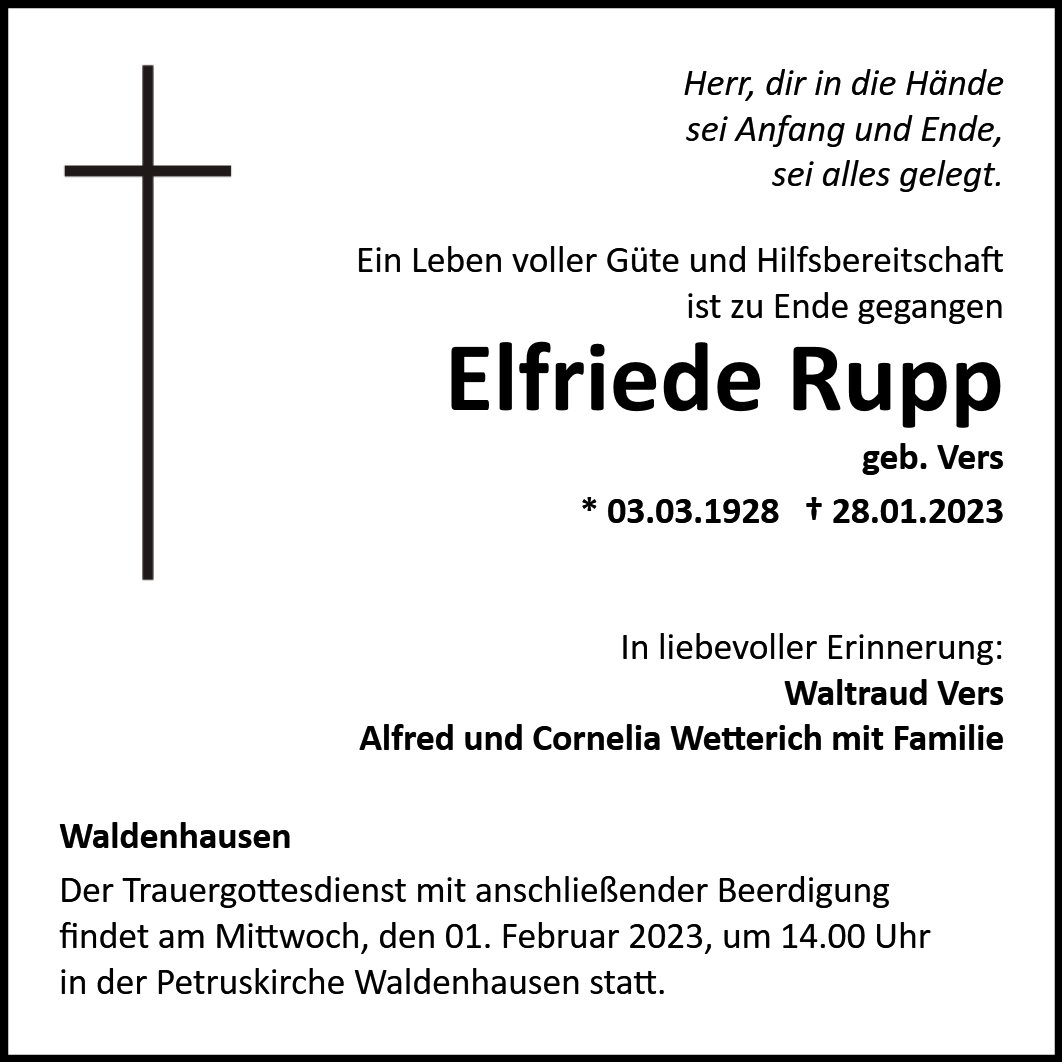 Elfriede Rupp