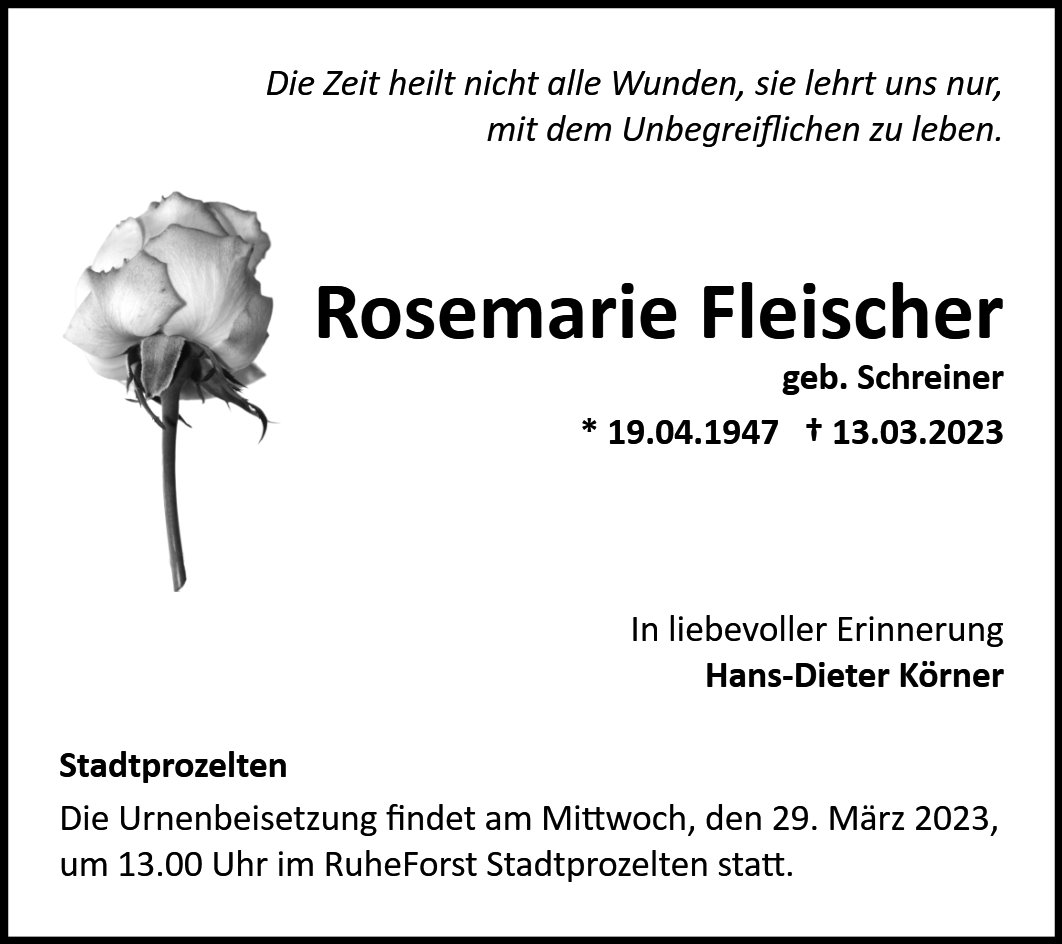 Rosemarie Fleischer