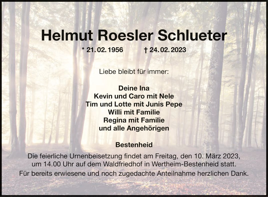 Helmut Roesler Schlueter