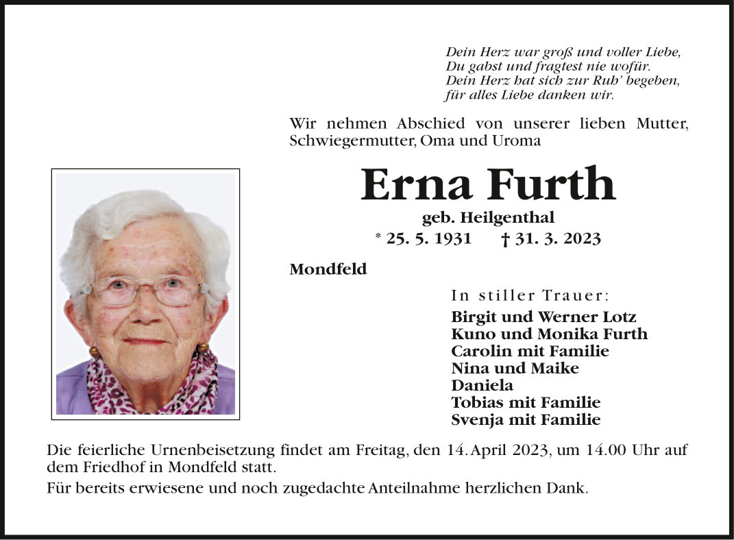 Erna Furth