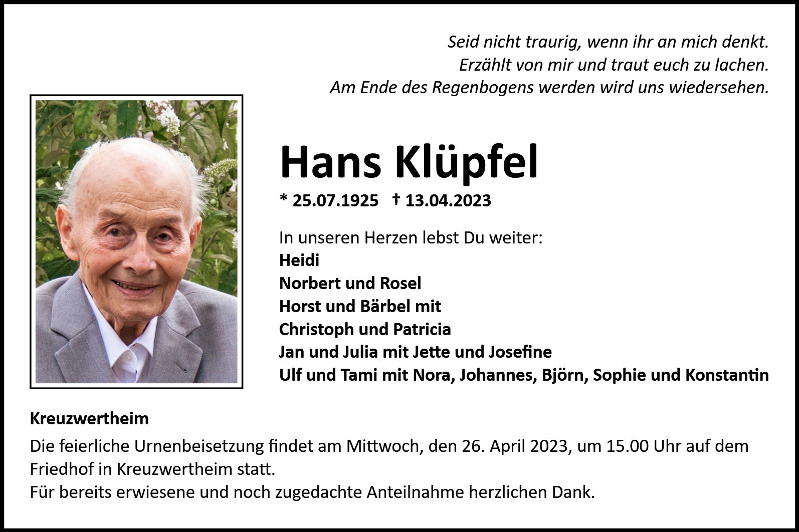 Hans Klüpfel
