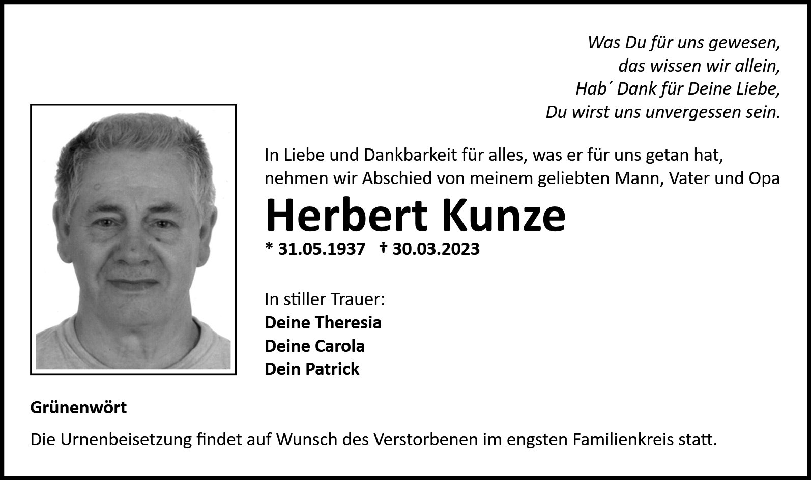Herbert Kunze