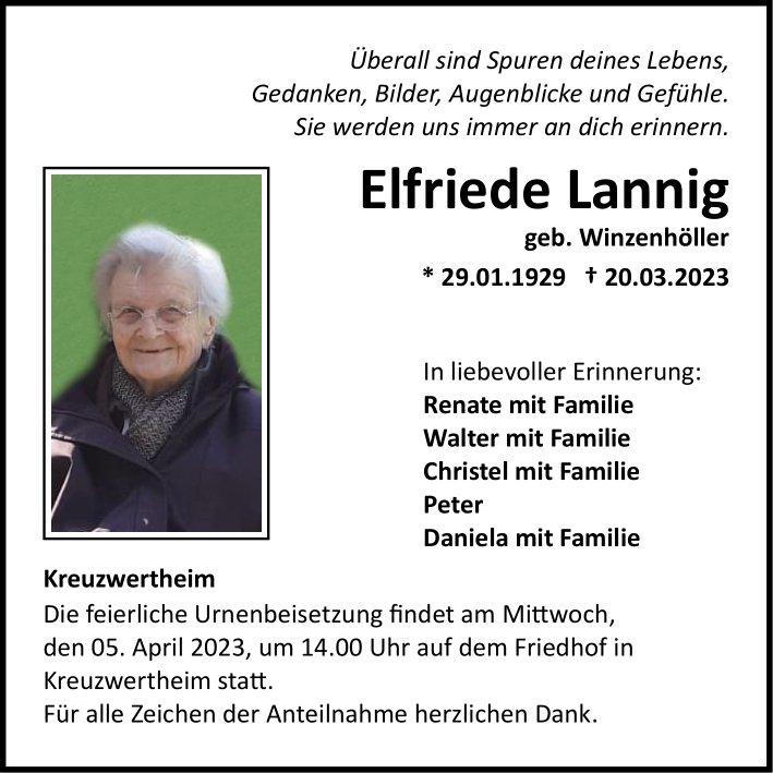 Elfriede Lannig