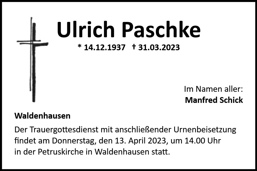 Ulrich Paschke