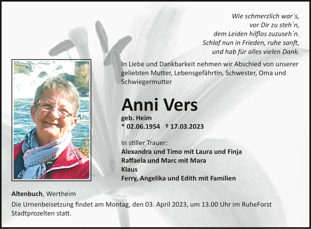 Anni Vers