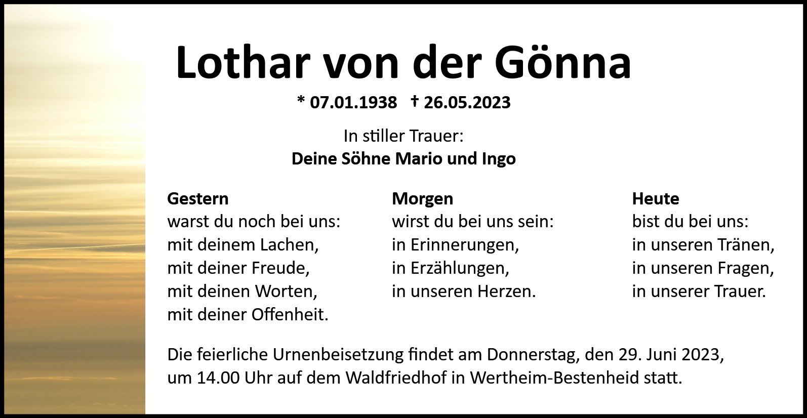 Lothar von der Gönna