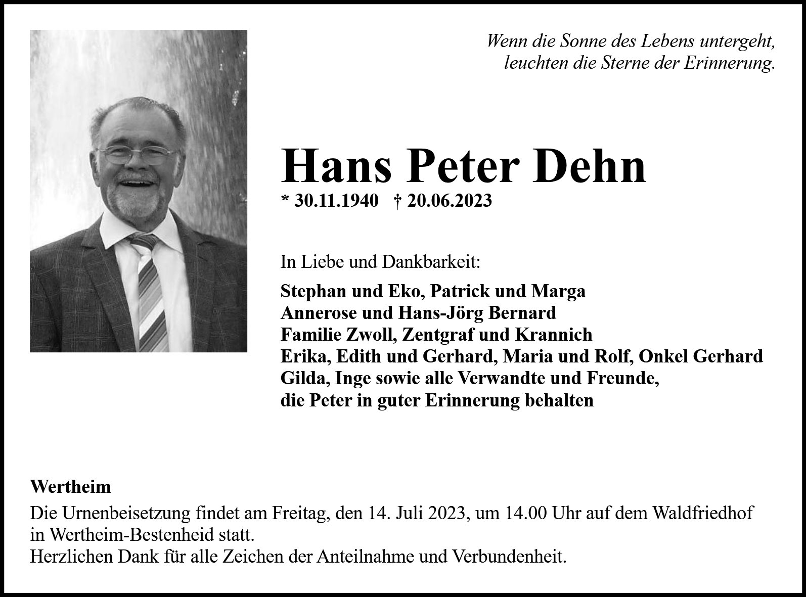 Hans Peter Dehn