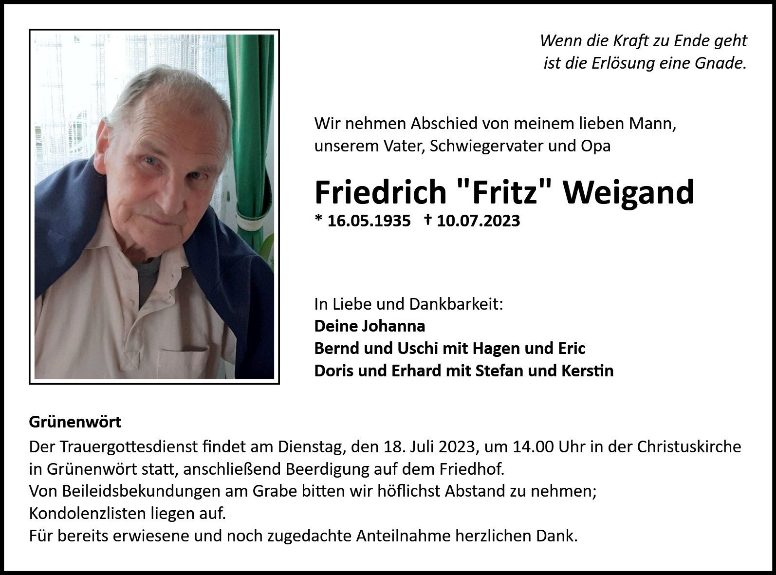 Friedrich „Fritz“ Weigand