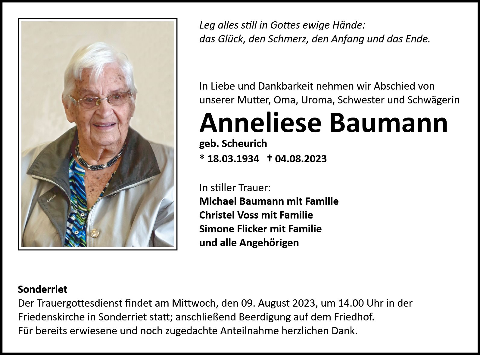 Anneliese Baumann