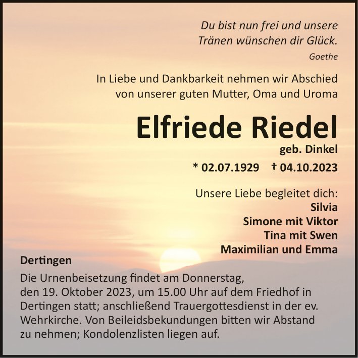 Elfriede Riedel