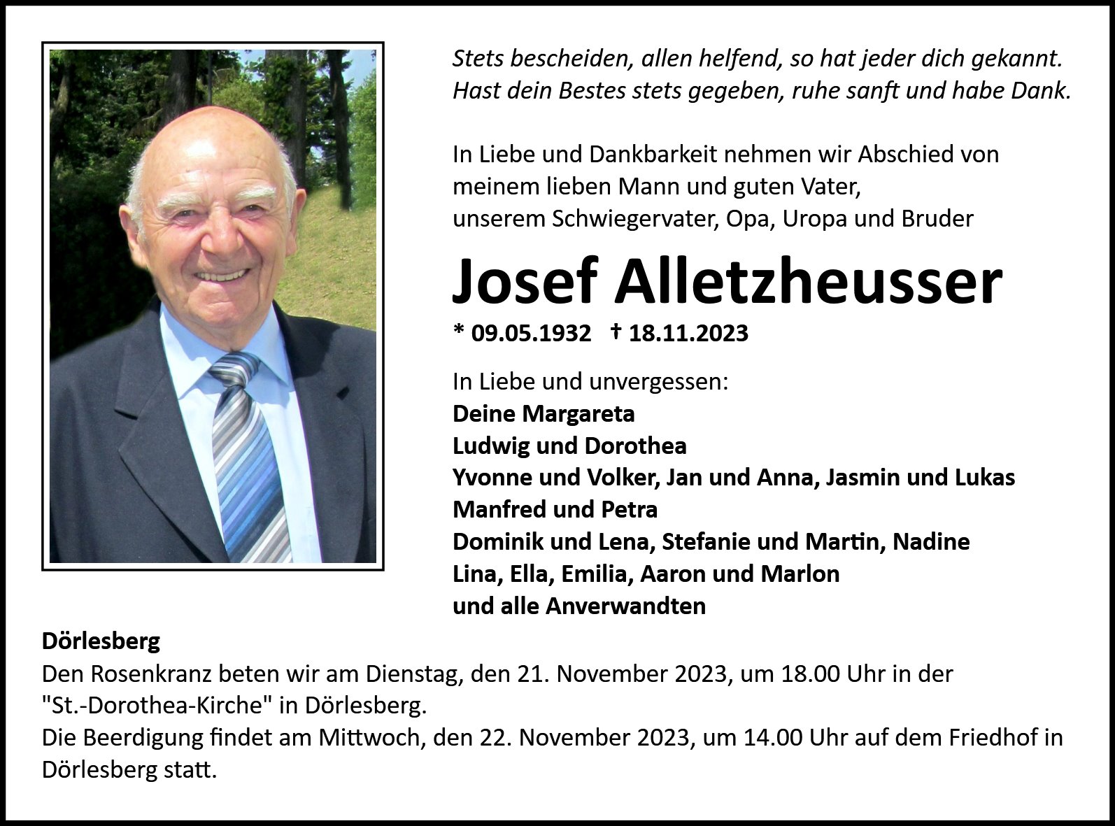 Josef Alletzheusser