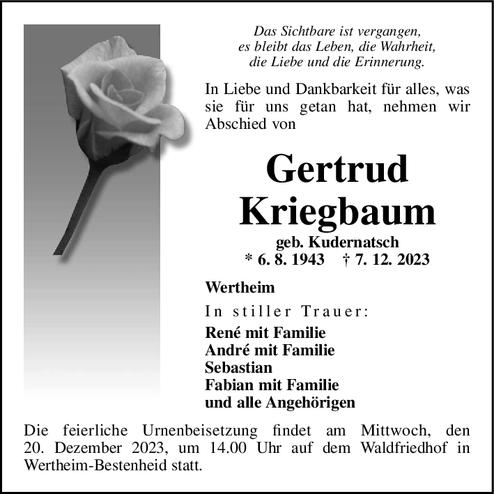Gertrud Kriegbaum