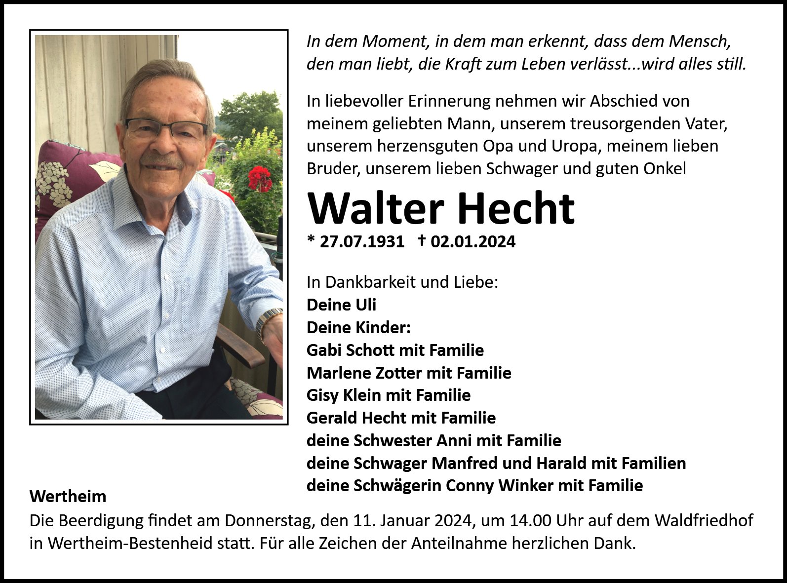 Walter Hecht