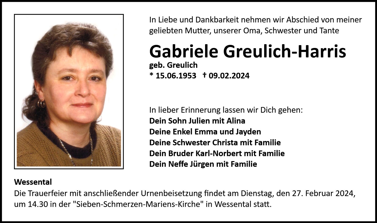 Gabriele Greulich-Harris