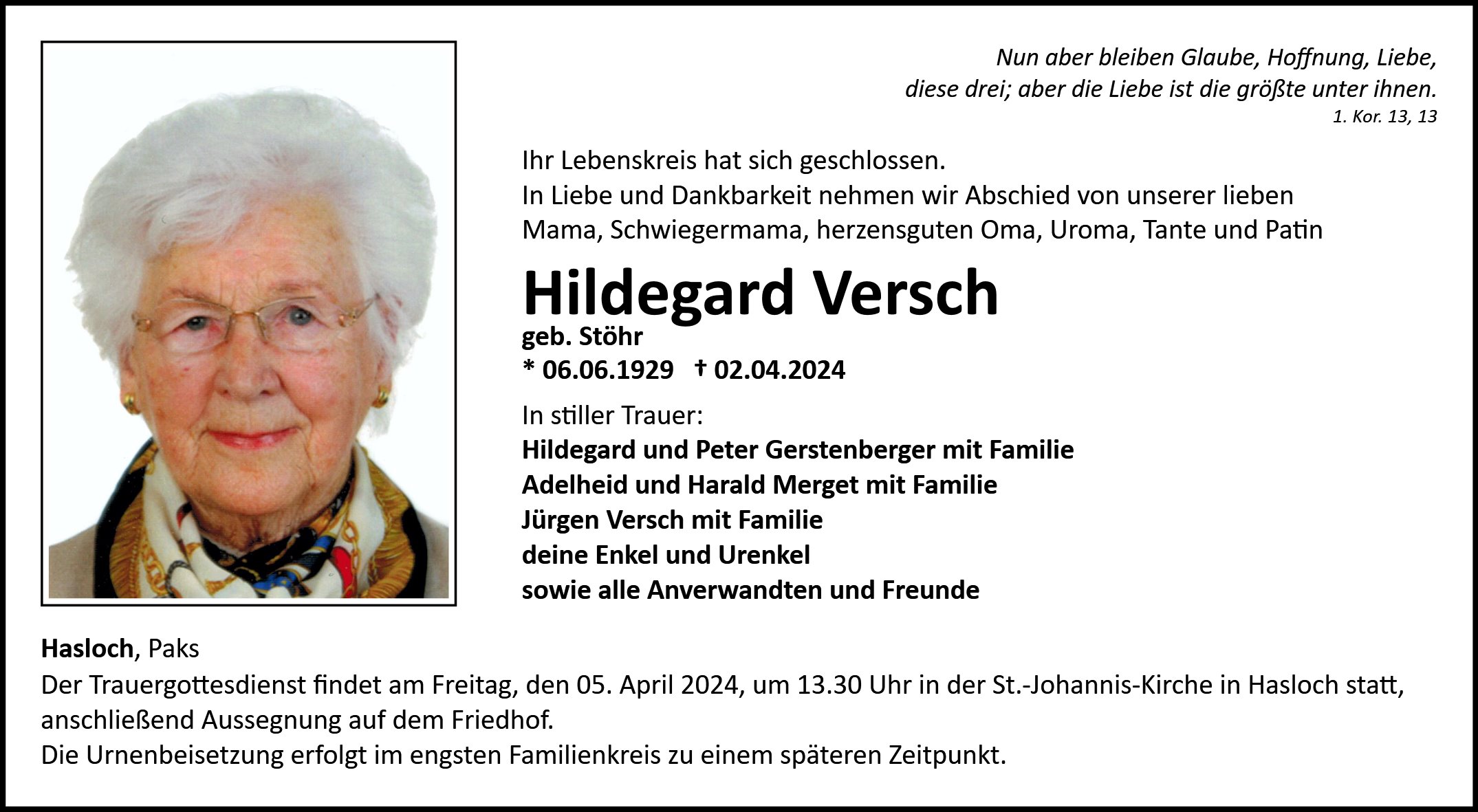 Hildegard Versch