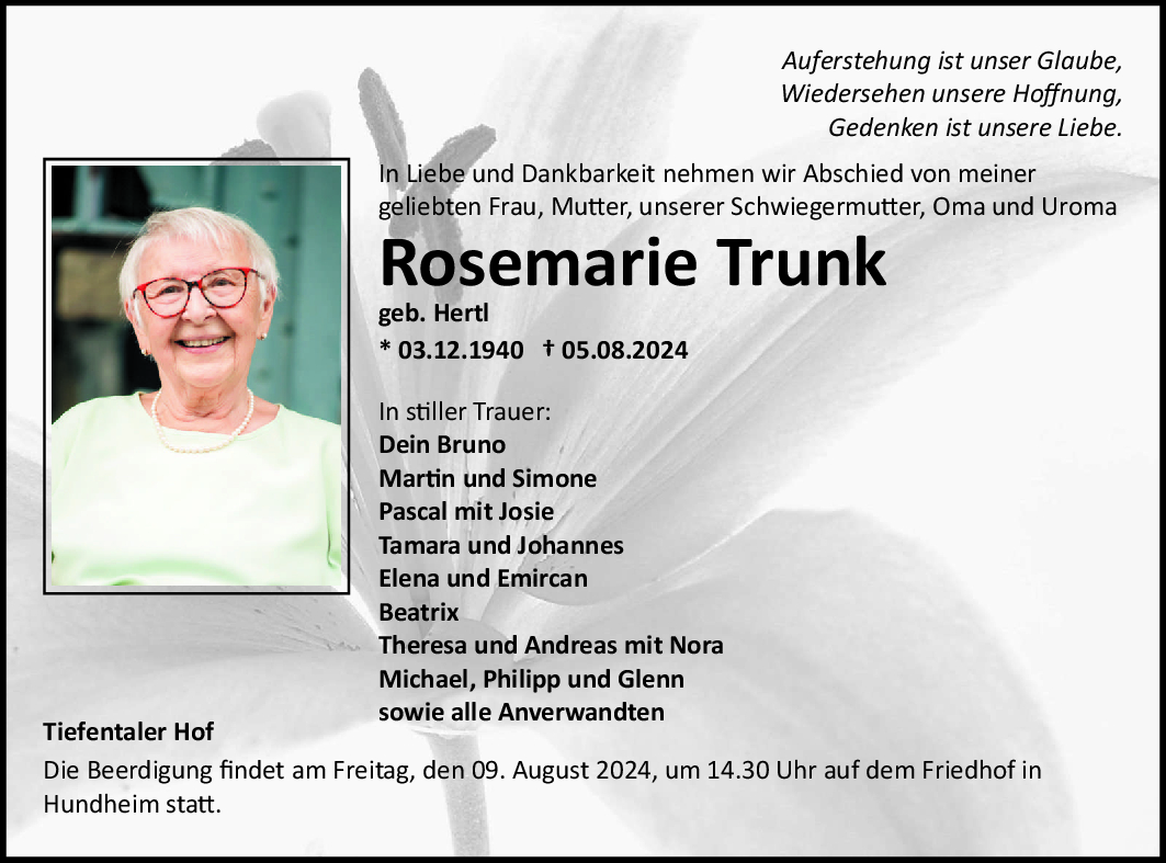 Rosemarie Trunk