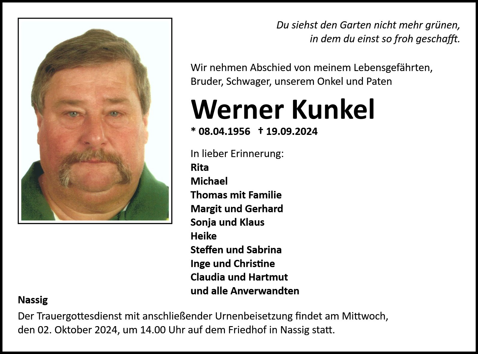 Werner Kunkel