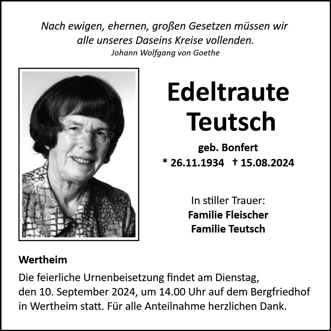 Edeltraute Teutsch