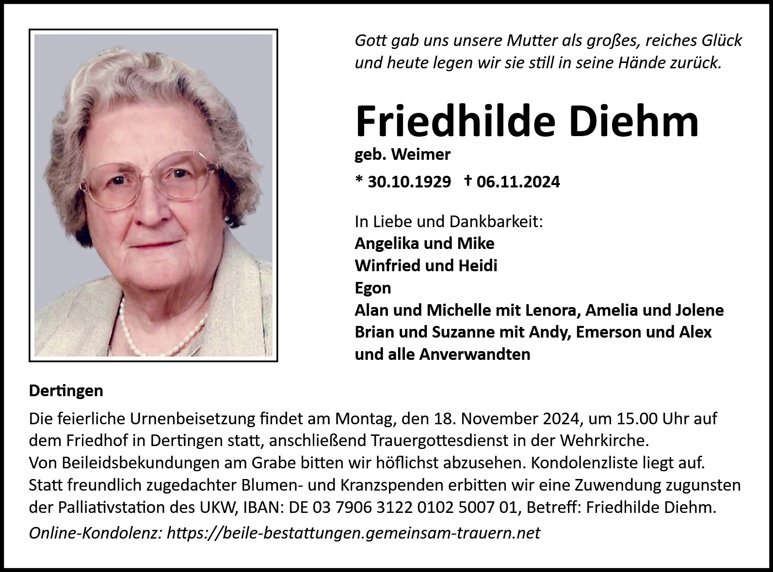 Friedhilde Diehm