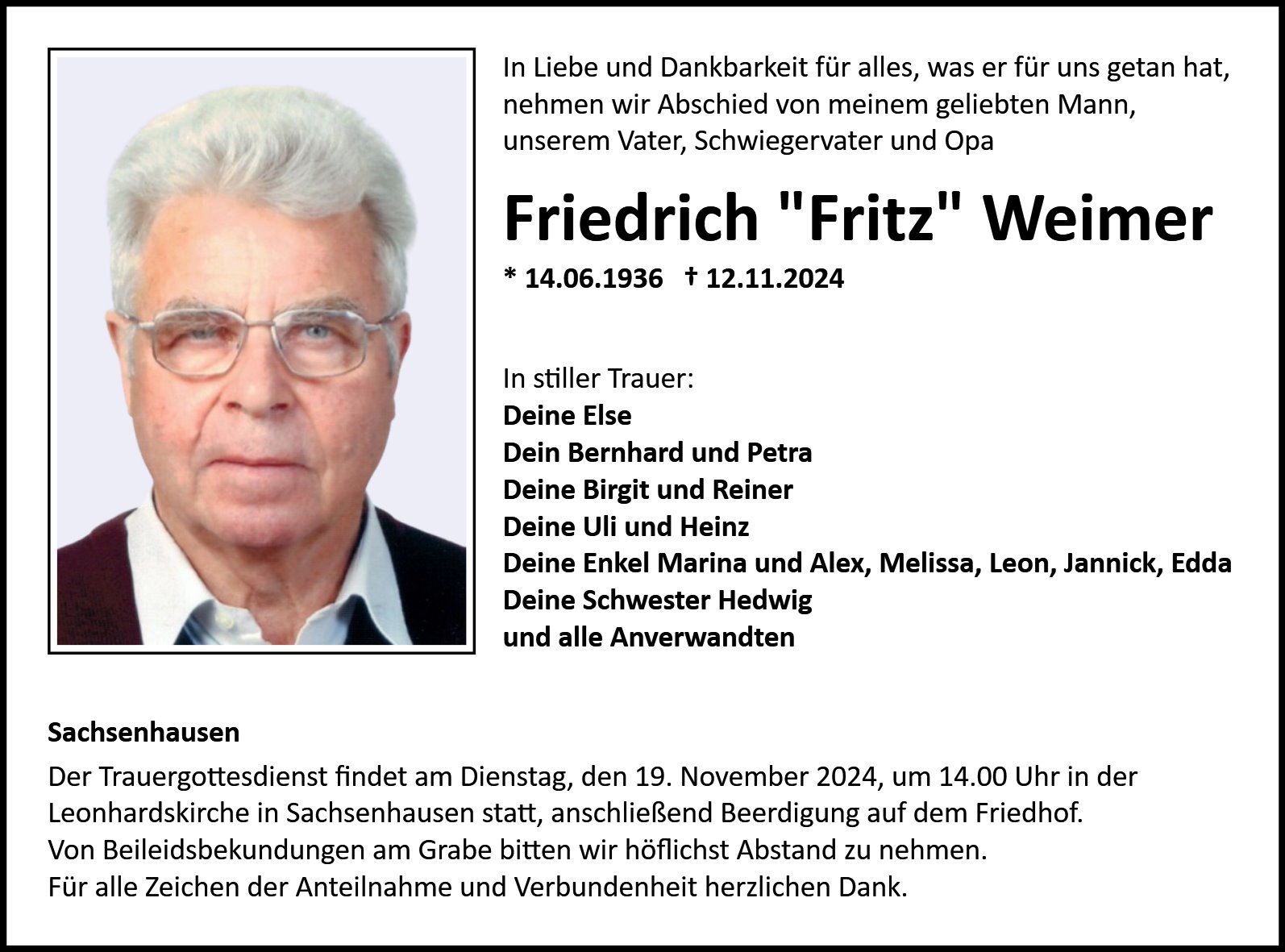 Friedrich „Fritz“ Weimer