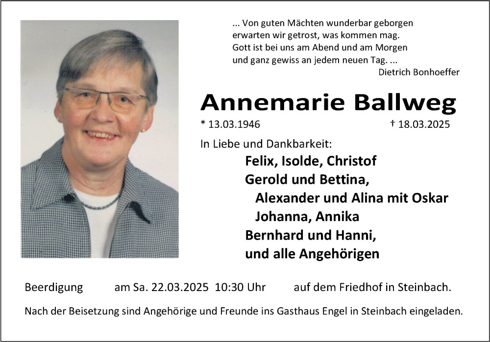 Annemarie Ballweg