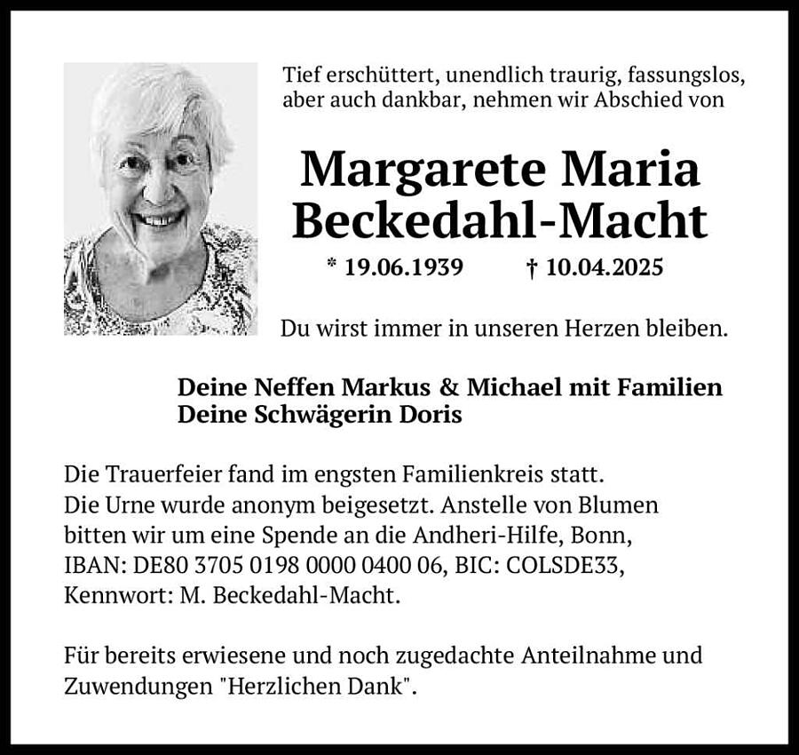 Margarete Beckedahl-Macht