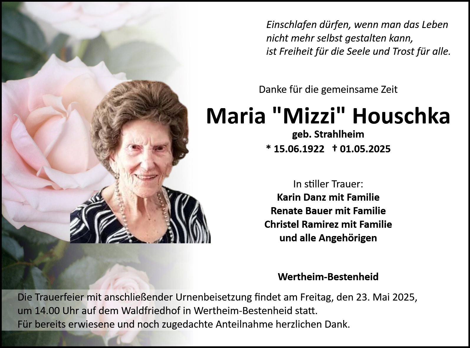 Maria „Mizzi“ Houschka