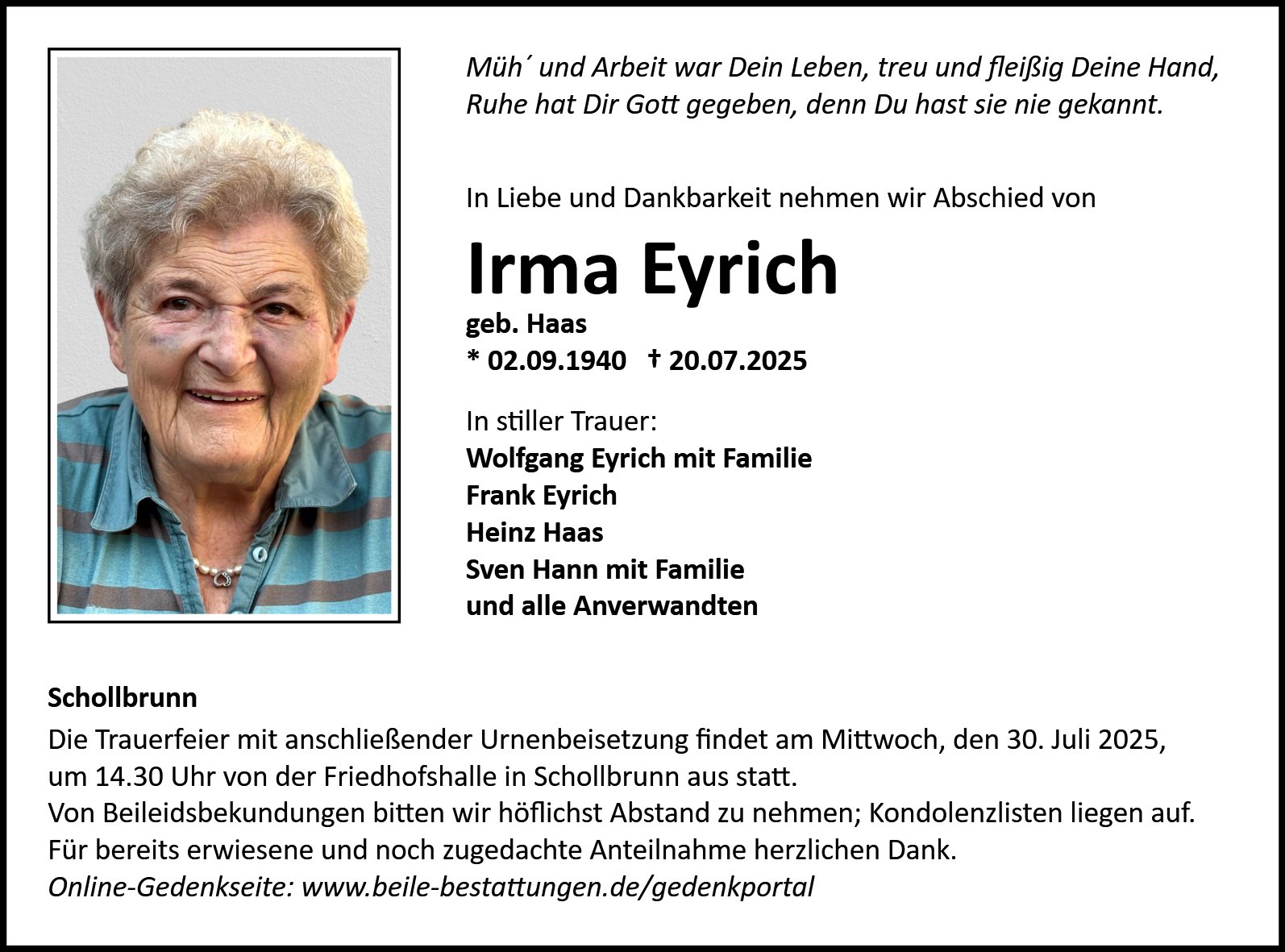 Irma Eyrich