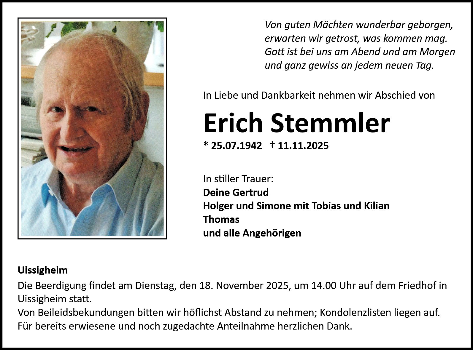 Erich Stemmler