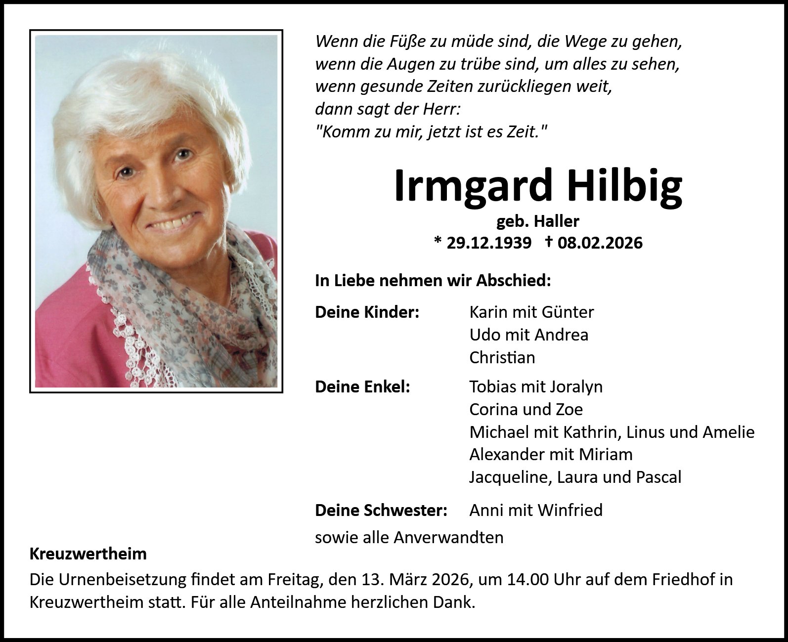Irmgard Hilbig