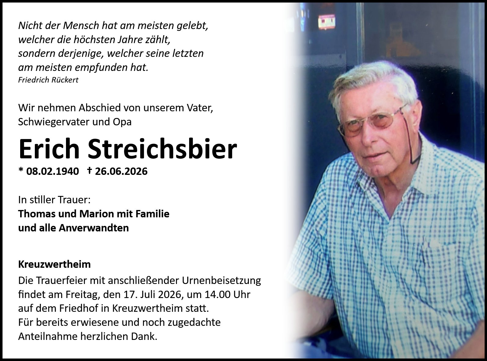 Erich Streichsbier